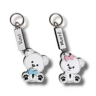 Chaveiros Lembrancinha mdf Ursinha Charmosa/ Charmoso em mdf. em Oferta na Shopee