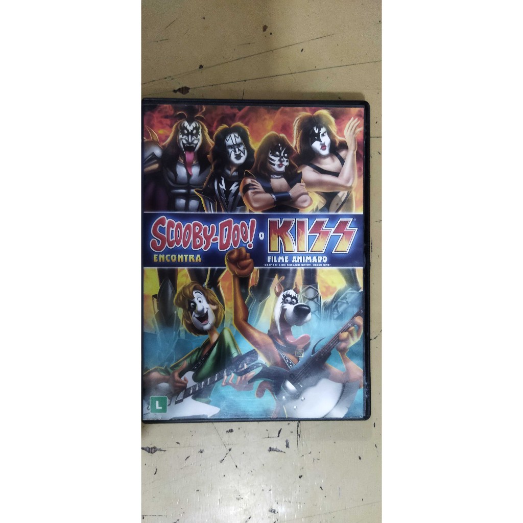 DVD Scooby-doo Encontra o Kiss