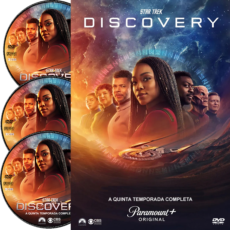 dvd série Star Trek: Discovery 5ª Temporada Completa box