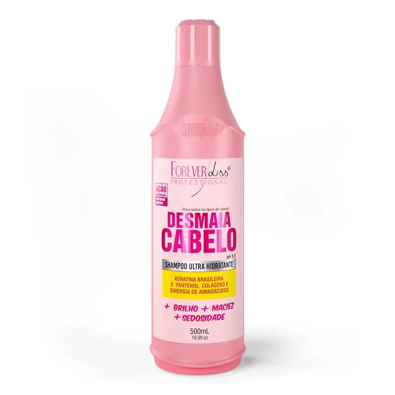 Shampoo Linha Desmaia Cabelo Forever Liss 500ml