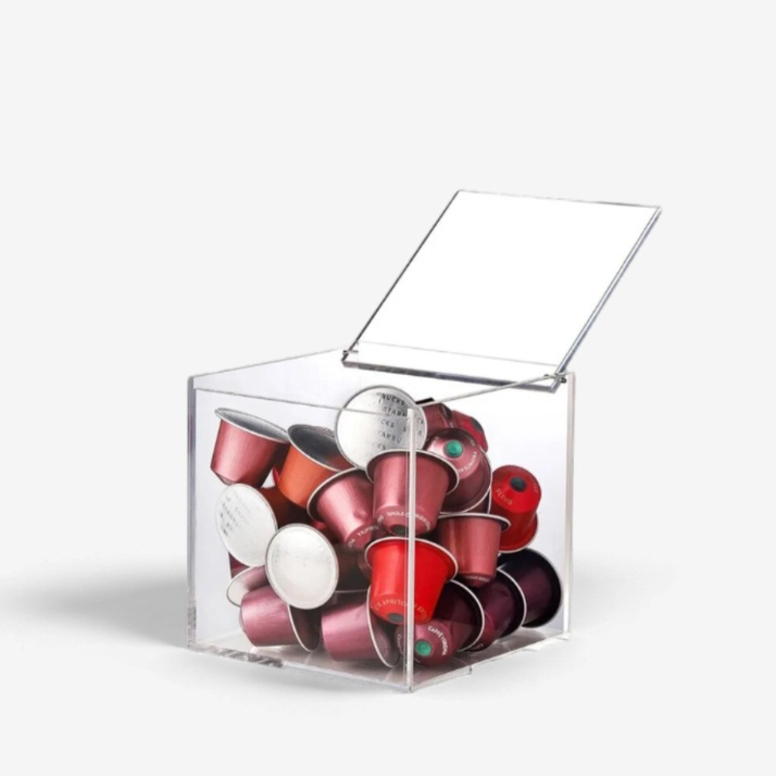 Porta cápsula Nespresso 3 Corações Dolce Gusto Espresso Nescafé Dispensador Transparente Acrilico