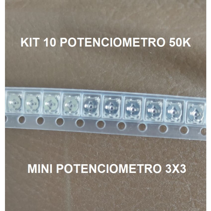 10 Potenciômetro Trimpot Smd Ajustável 100k Smd Tc33x-2-104e