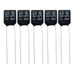 Kit com 05 Fusíveis Térmico 2A 130º