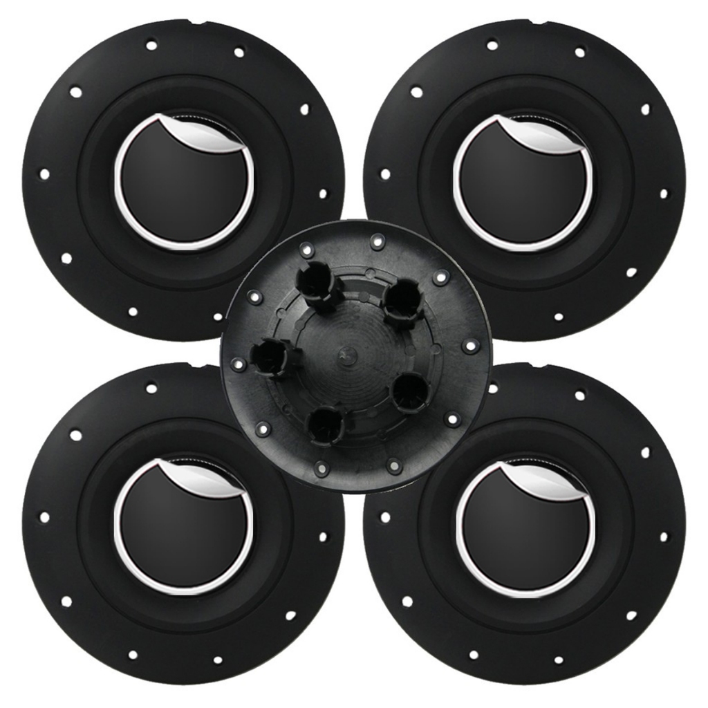 Kit Calota Para roda de ferro Compatível com Fox Polo Golf Bora Aro 14 - 5 FUROS