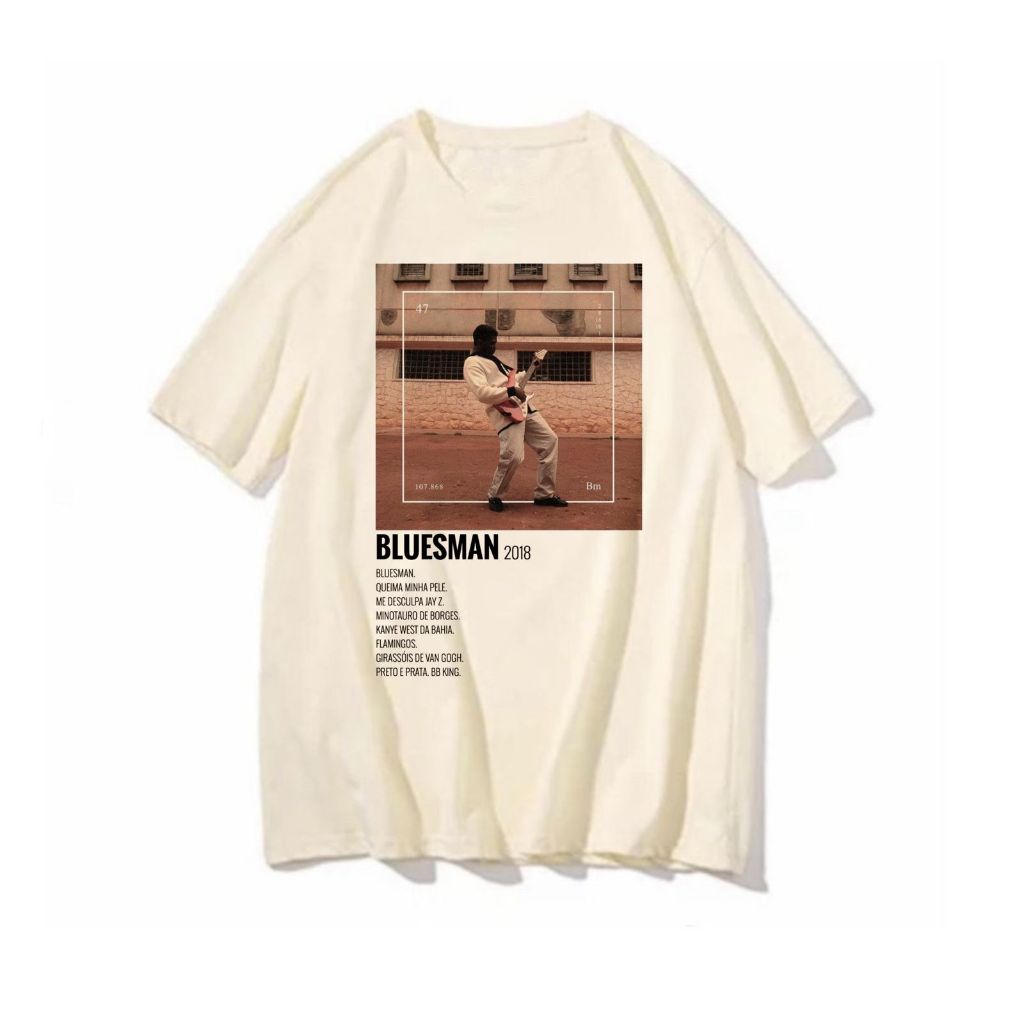 Camiseta Bluesman 2018 tracks blusa feminina masculina baco exu camisa rap hip hop