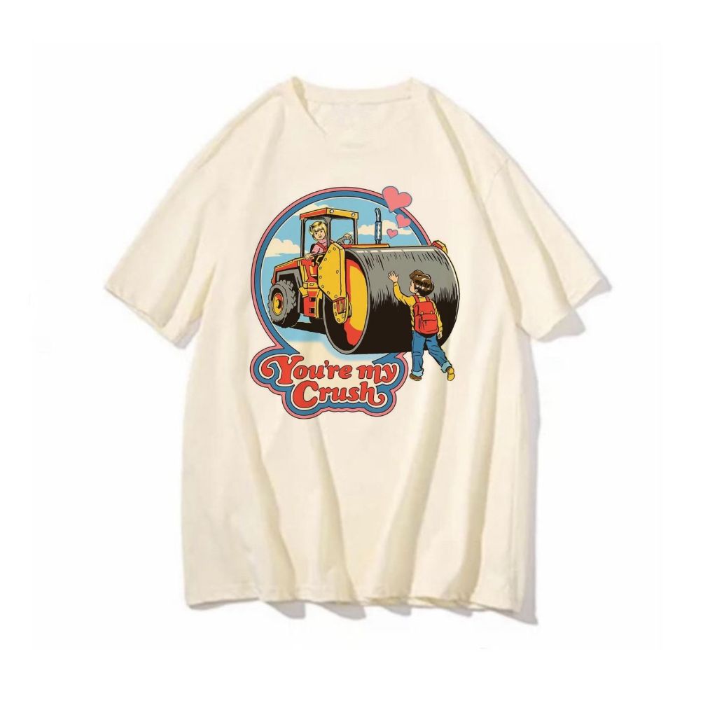 Camiseta You're my crush blusa feminina masculina estampa divertida camisa de estampa legais para casal namorados