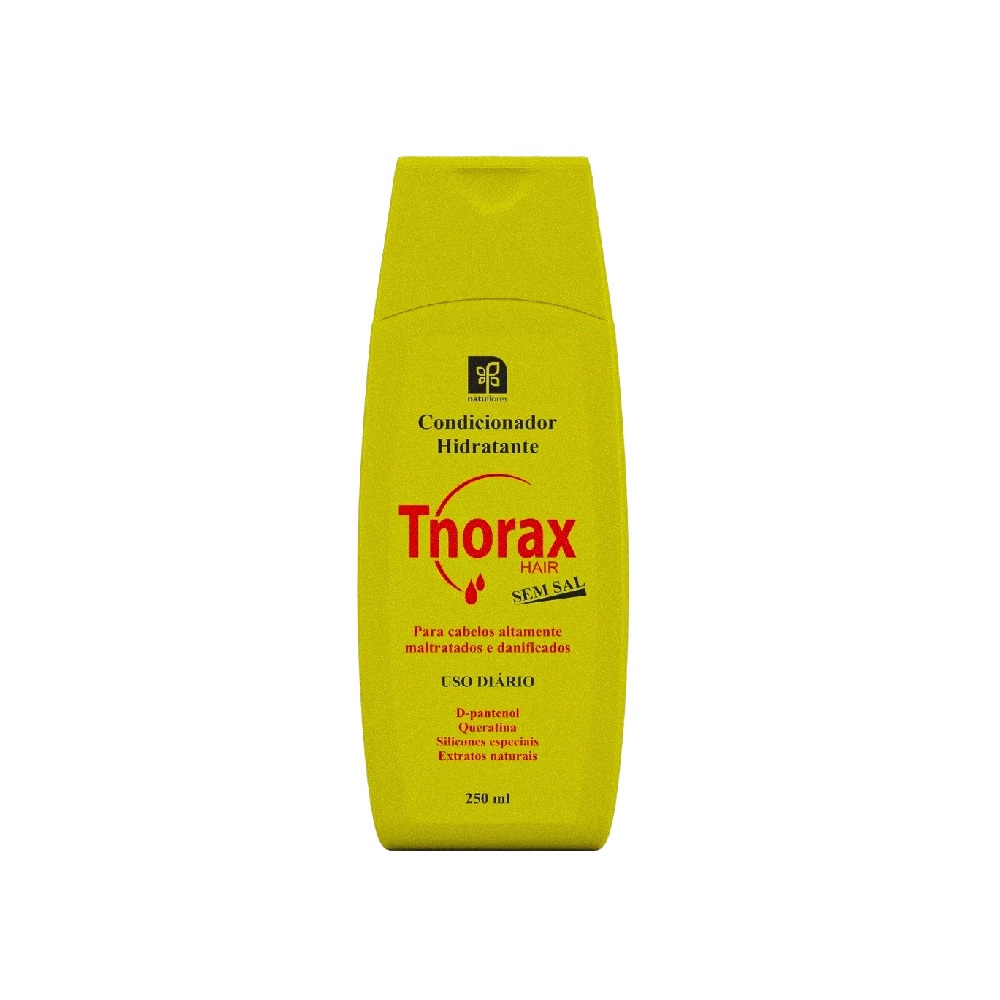 Tnorax Hair Condicionador Sem Sal 250ml para Cabelos Danificados Natuflores em Oferta na Shopee