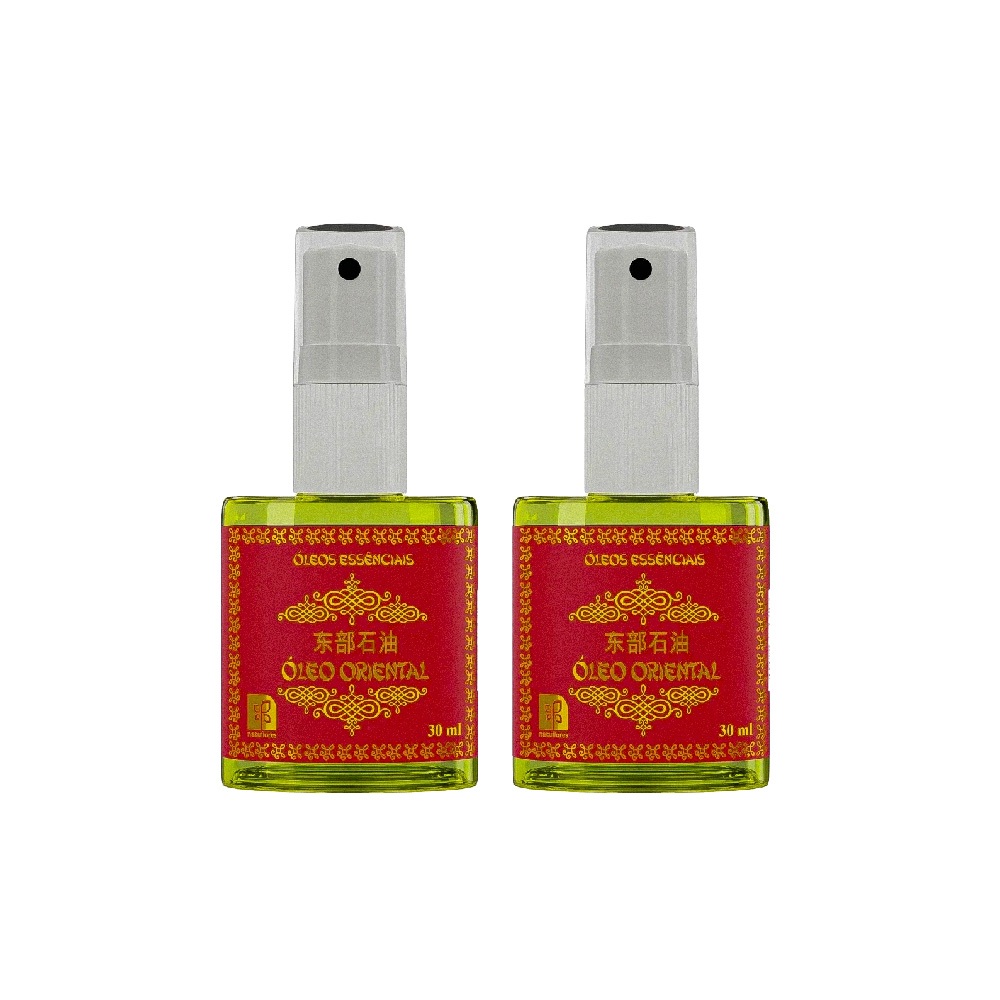 Kit 2x Óleo Oriental 30ml para Massagem Corporal Natuflores