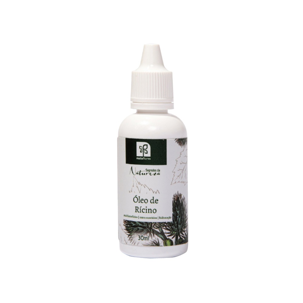 Óleo de Rícino 30ml Segredos da Natureza para Hidratação Capilar Natuflores em Oferta na Shopee