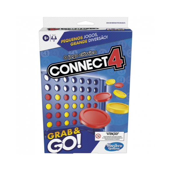 Jogo Compacto Connect 4 Grab And Go - Hasbro F8253