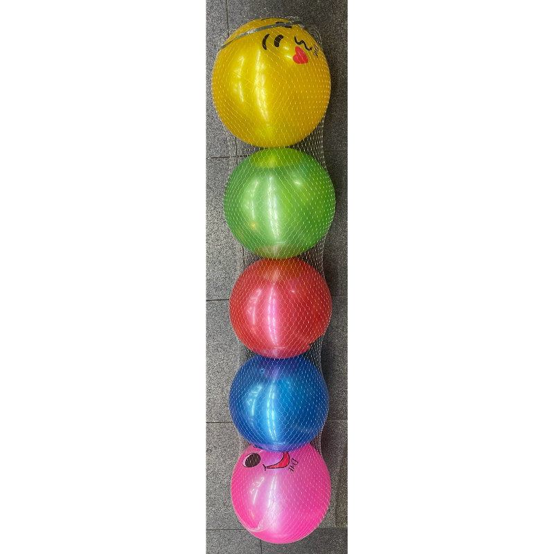 KIT COM 20 PECAS BOLA DE VINIL INFLAVEL 30cm INFANTIL COLORIDA PLASTICO PERSONALIZADA