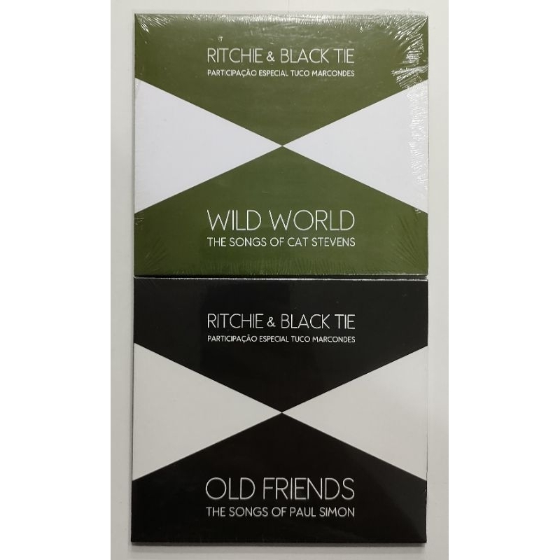 KIT 2 CDS - RITCHIE & BLACK TIE - ( WILD WORLD, OLD FRIENDS ) - DIGIPACK