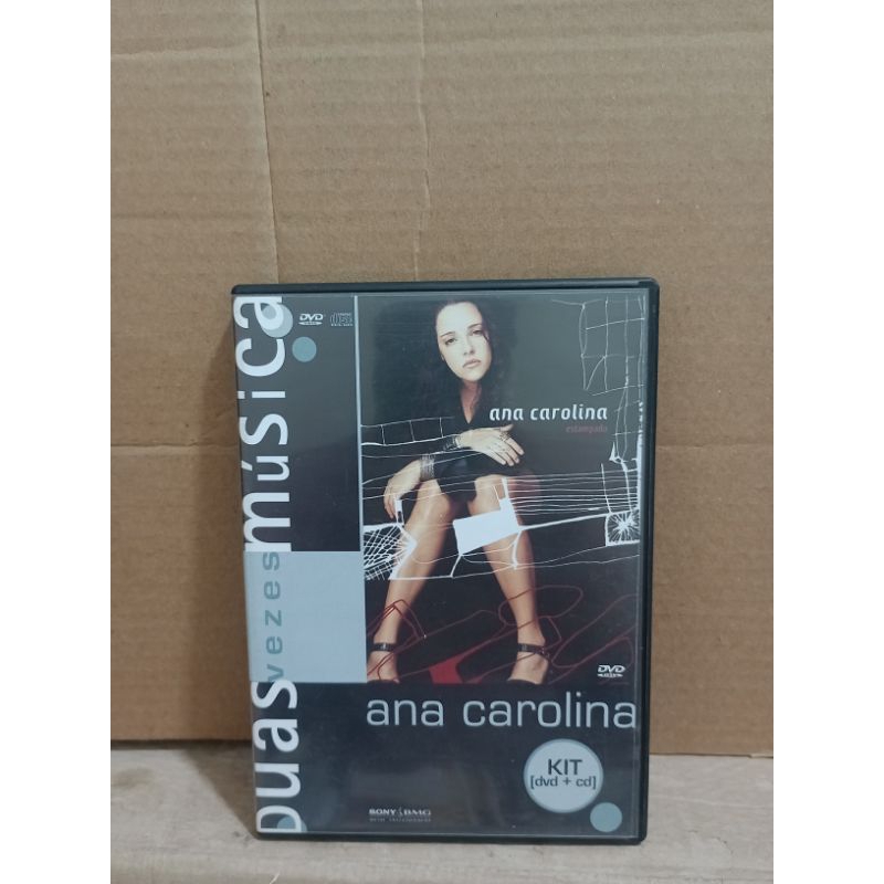 DVD+CD ANA CAROLINA- DUAS VEZES MÚSICA (ORIGINAL/LACRADO)