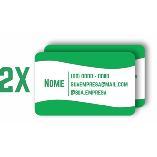 02 Carteirinhas personalizadas em PVC frente e verso + Arte gratuita em Oferta na Shopee