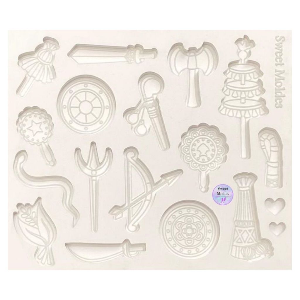 Molde de silicone Paramentas de Orixás em Oferta na Shopee