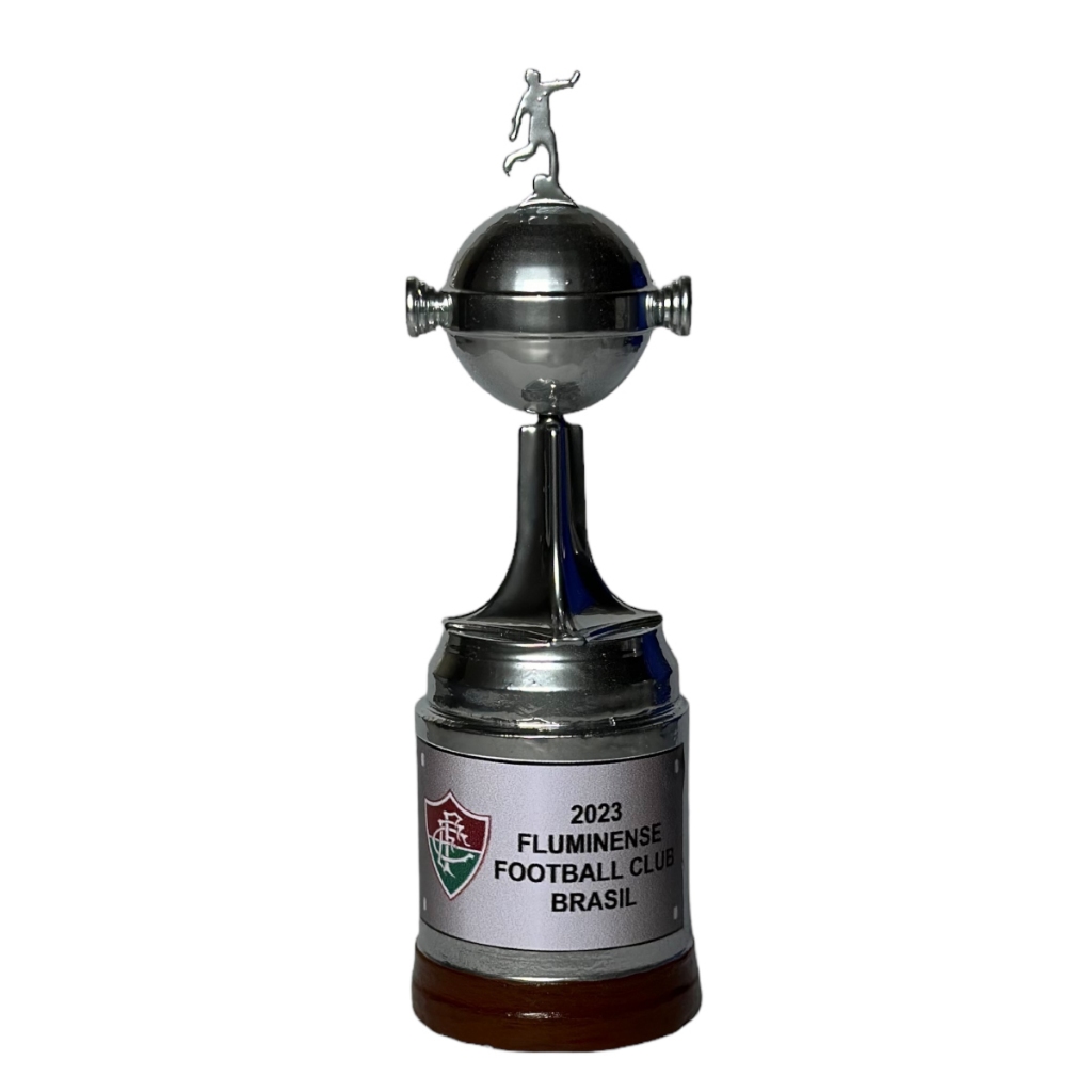 Miniatura Taça (troféu) Libertadores Fluminense Campeão 2023