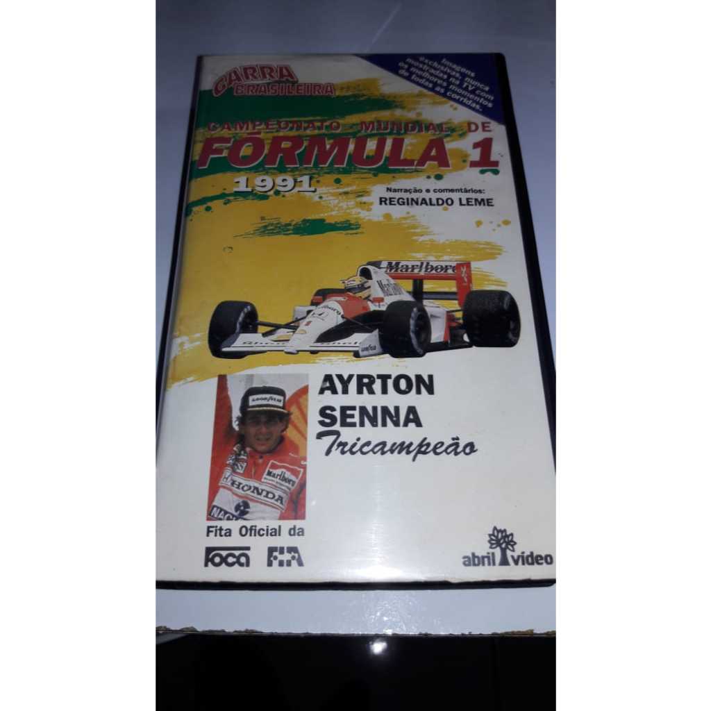 Vhs Formula 1 Ayrton Senna  Campeonato 1991