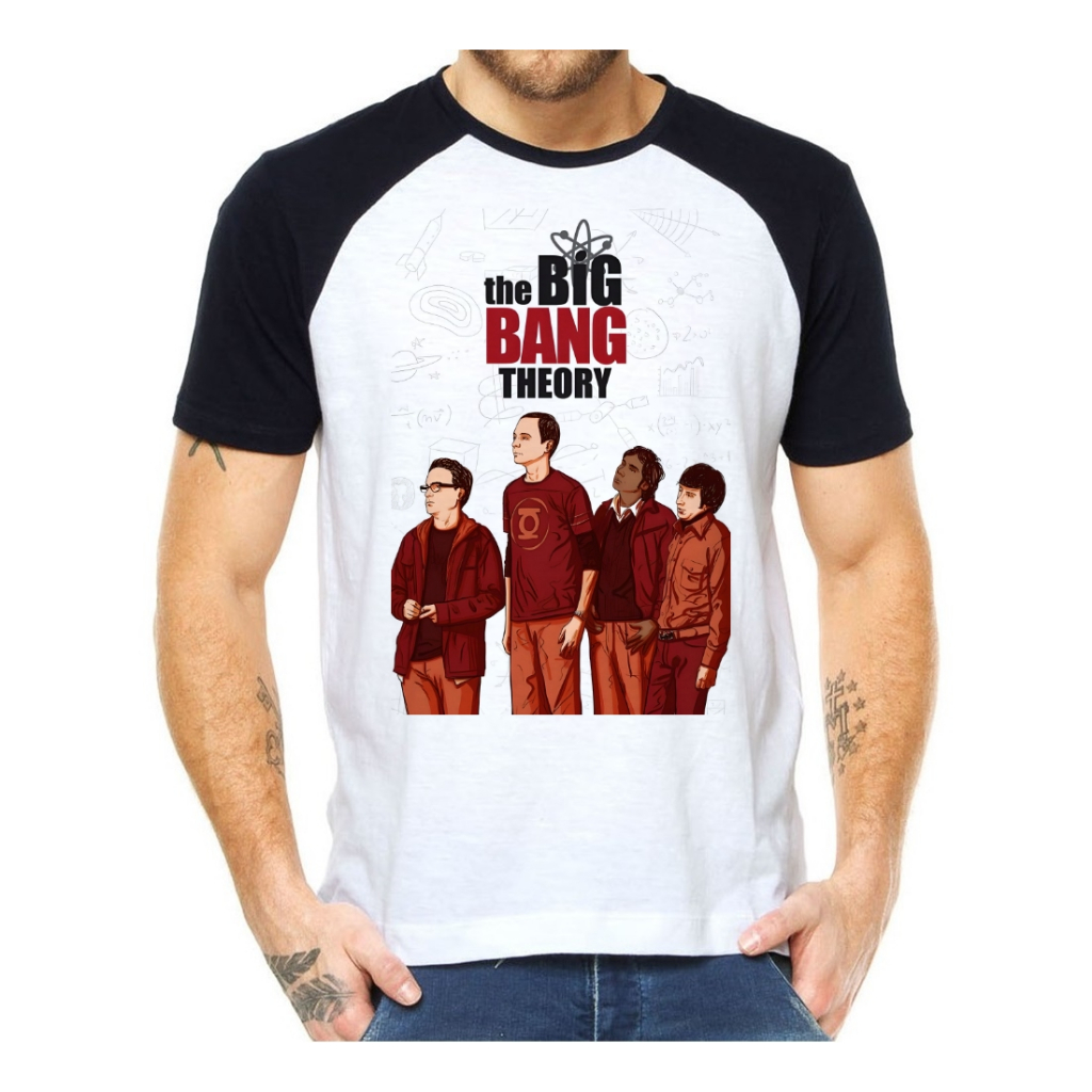 Camiseta Camisa Big Bang Theory Sheldon Leonard howard penny raj Série Anime filme