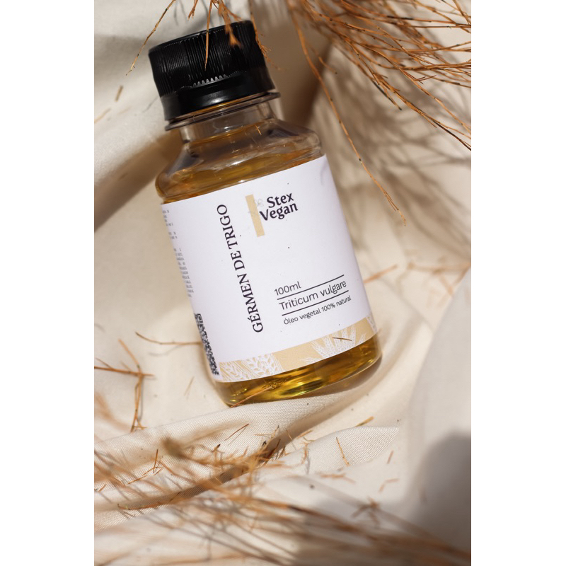 Óleo Vegetal de Gérmen de Trigo 100mL | Combate Estresse, Combate Frizz e Ressecamentos - 100% Natural e Puro