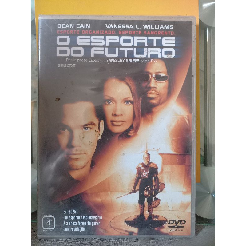 Dvd O Esporte do Futuro Lacrado Ação Ficção Wesley Snipes Dean Cain