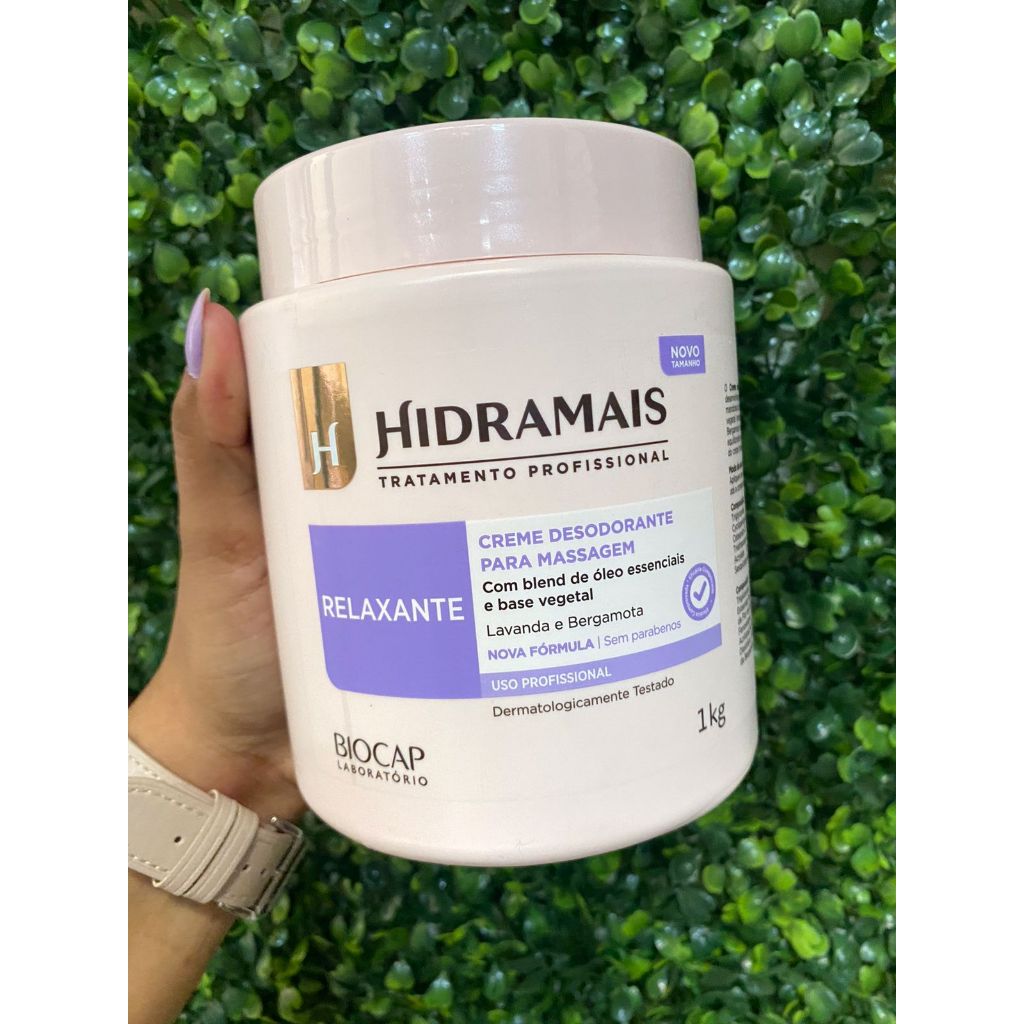 Creme Para Massagem Relaxante 1kg Hidramais