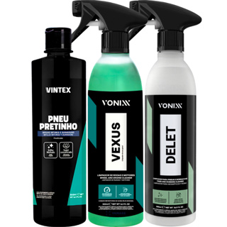 Vexus Vonixx Limpador Limpa Rodas Motor Pneu Pretinho Delet em Oferta na Shopee