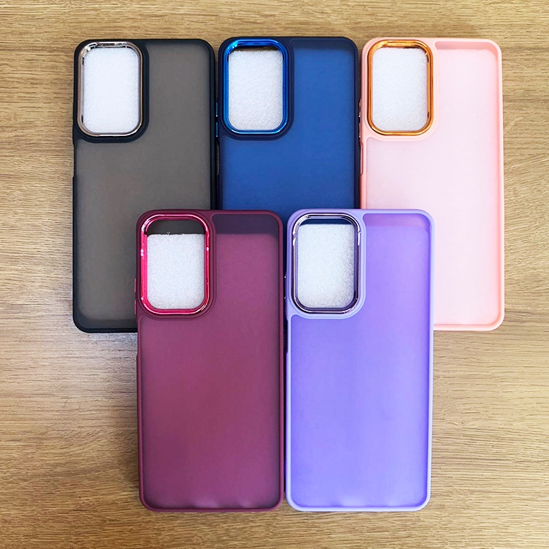 Capa Acrilico Transparente Fosca REALME C85/NOTE 60/C63/C61/C67/C75/C75X/C51/C53/C55/NOTE 50 Capinha Anti Pacto em Oferta na Shopee