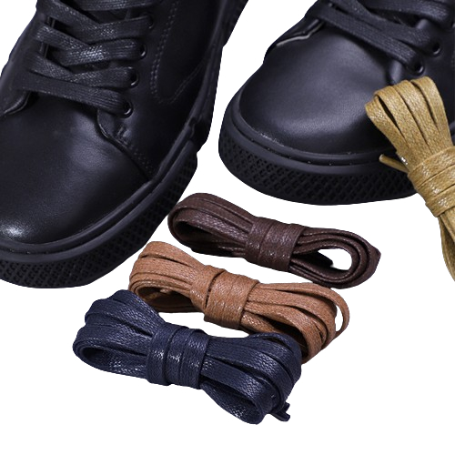 1 par Cadarço 1m 100cm algodão resina encerado original sapato social oxford casual brogue