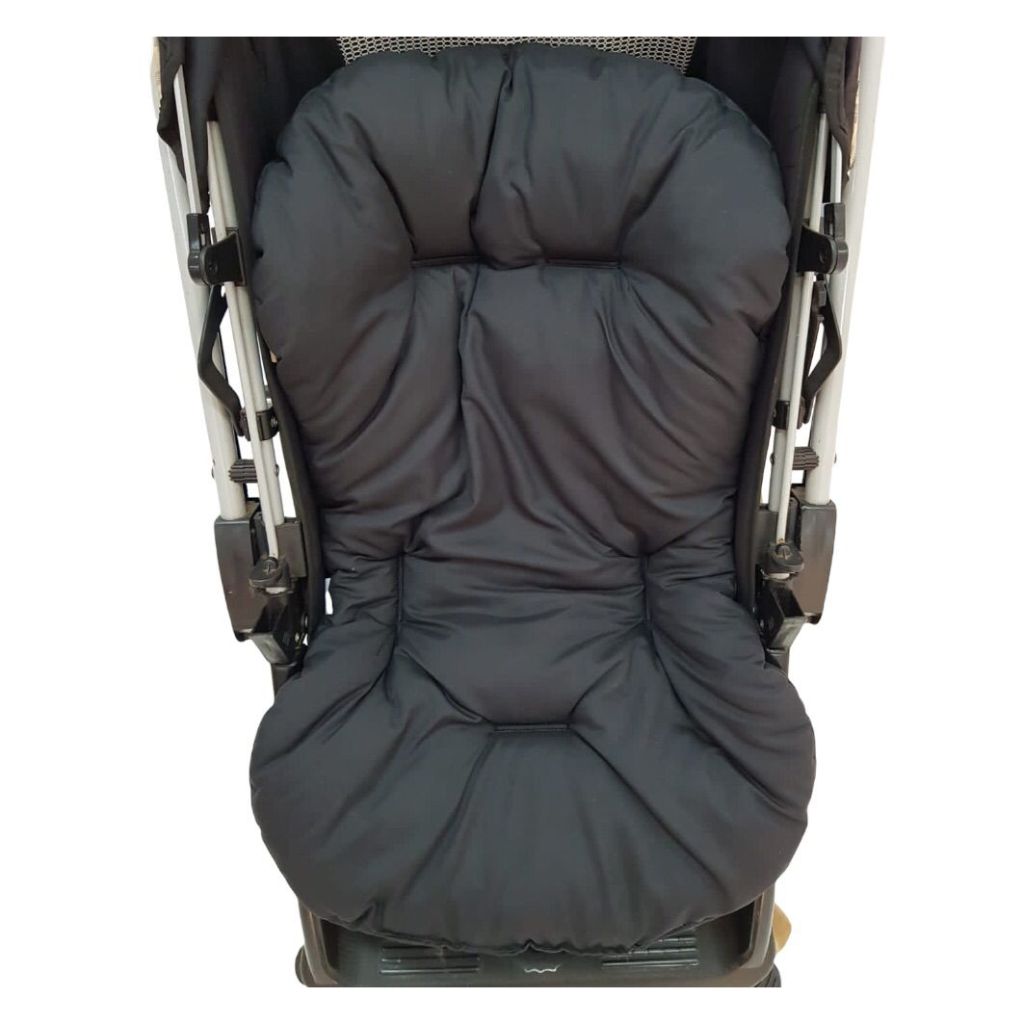 Colchonete para carrinho de bebe Preto bem fofinho dupla face