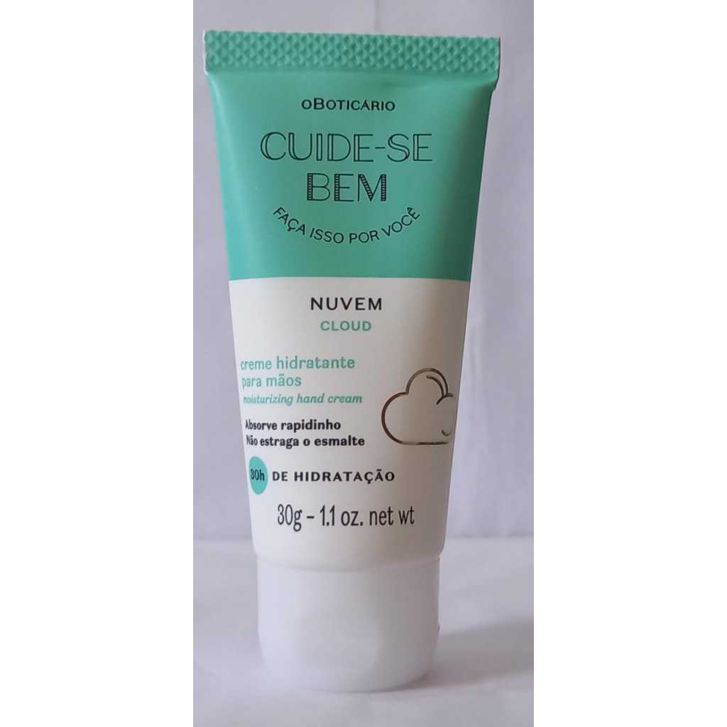 O Boticário Hidratante para as Mãos 30g – Creme Nutritivo com Rápida Absorção