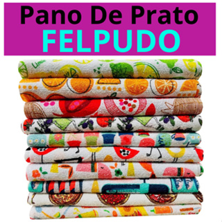 Kit Pano De Prato Tecido Atoalhado Alta Absorção em Oferta na Shopee