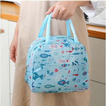 Bolsa Térmica Feminina Porta Marmita Lanche Bebida Bolsa Estampada