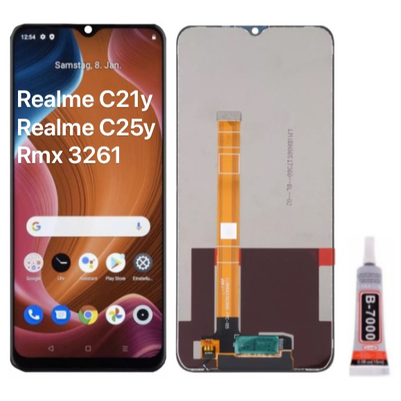 Tela Touch Display Lcd Compativel Realme C21y C25y Rmx3261 A Pronta Entrega
