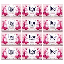 Kit 12 Sabonetes Flor de Ypê Flor de Maçã e Framboesa 85g