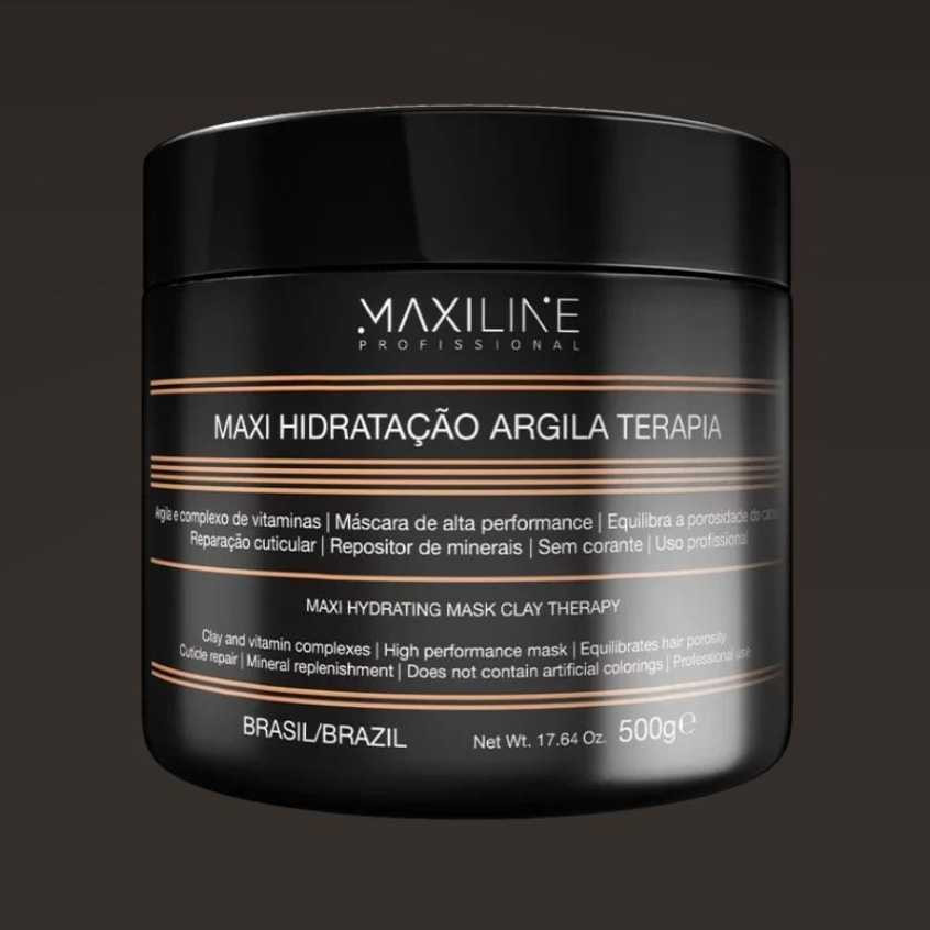 Máscara argila 500g - maxiline