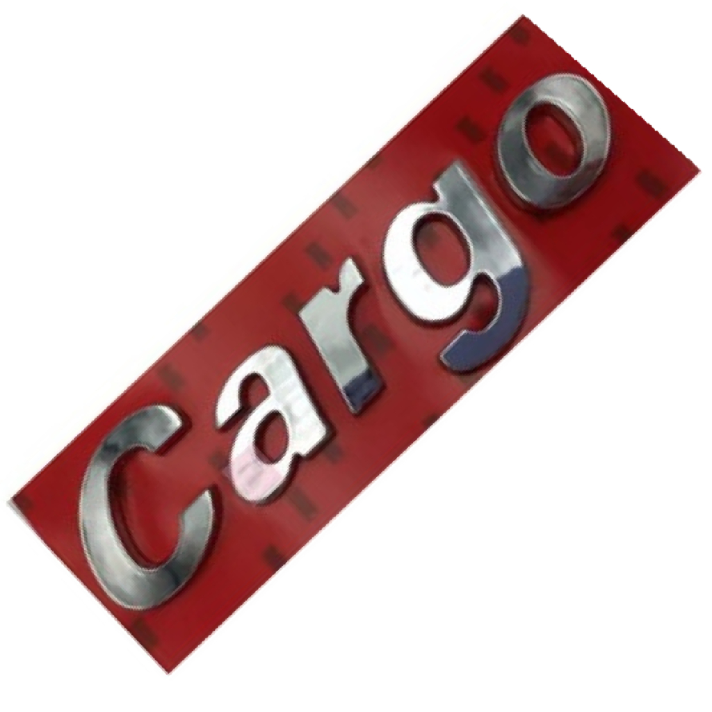 Emblema Cargo Letreiro Cromado Da Tampa Traseira Fiat Ducato