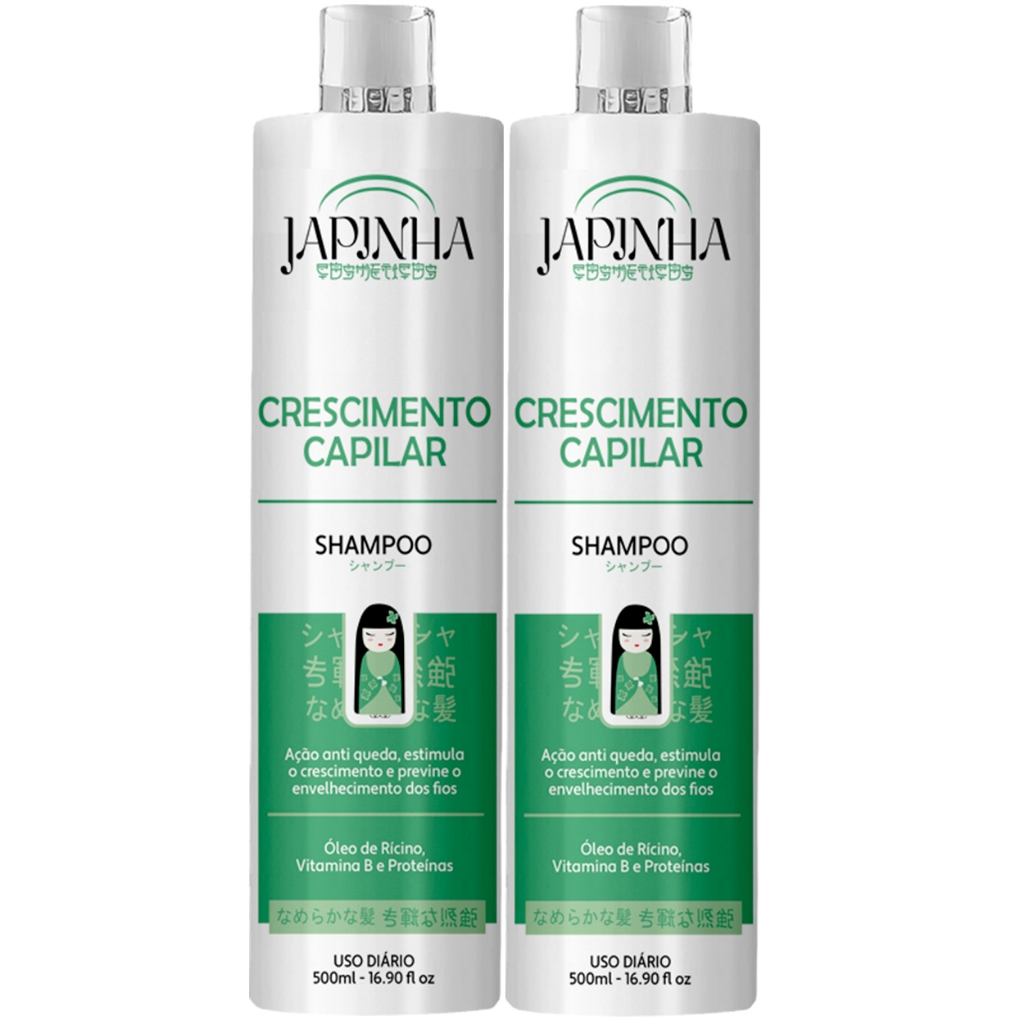 Kit 2 Shampoo Fios Mais Fortes, Queda Menos + Crescimento Capilar