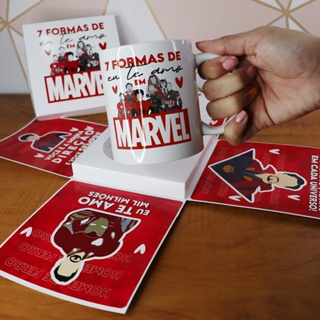 Caixa Explosão tema marvel presente romantico presente dia dos namorados em Oferta na Shopee