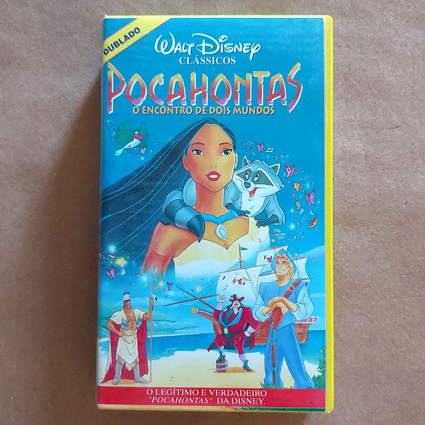Vhs Pocahontas O Encontro De Dois Mundos Dublado Walt Disney