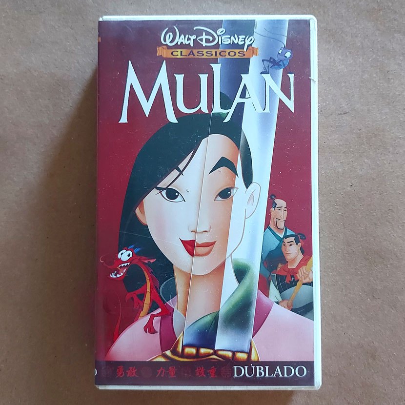 Vhs Mulan Clássicos Walt Disney Dublado