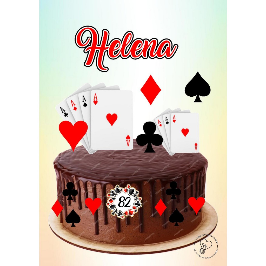 Bolo Tema Baralho: Onde Comprar | BuscaProdutos