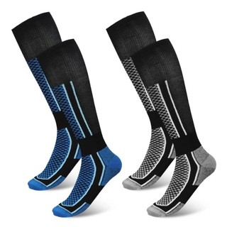 Meia térmica grossa de Lã  N 36 a 45 neve meias snowboard esqui long win SKI masculina feminina promo