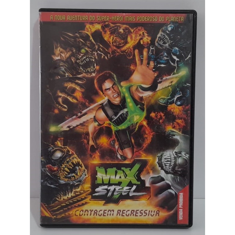 DVD Original do Filme Infantil Contagem Regressiva - Max Steel - Original Mattel - 2006