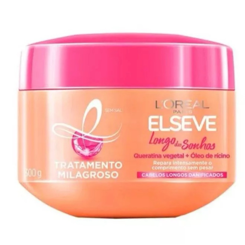 Creme de tratamento Elseve L’Oreal Paris Longo dos Sonhos Tratamento Milagroso 300g