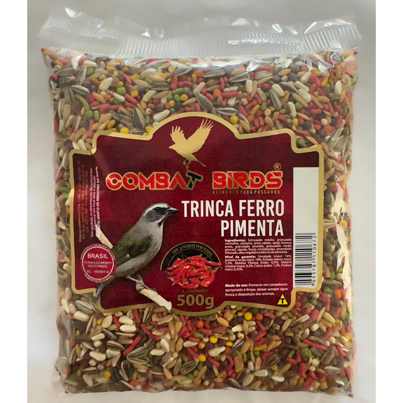 Ração para Trinca Ferro Jilo Pimenta Milho Verde Tenebrio Sabia Premium Altaperformance