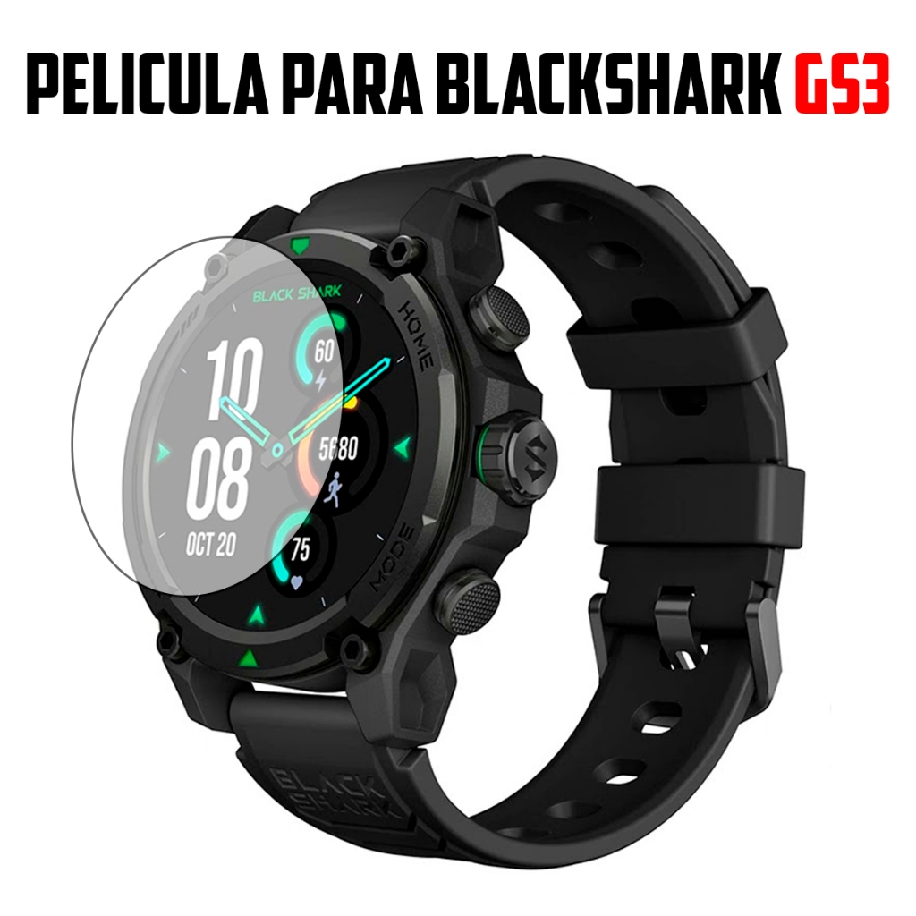 Película para  Smartwatch Blackshark GS3 de vidro temperado Proteção de Tela