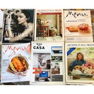 Kit 5 revistas usadas para recorte, trabalho, consultório lista escolar em Oferta na Shopee