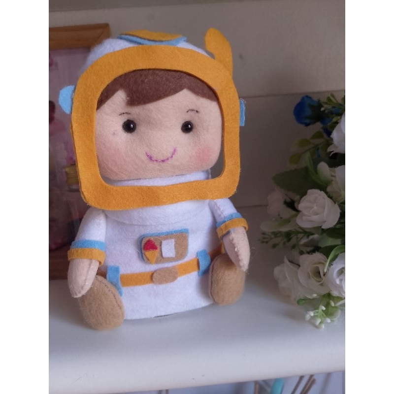 Nutella personalizada tema Astronauta para lembrancinha