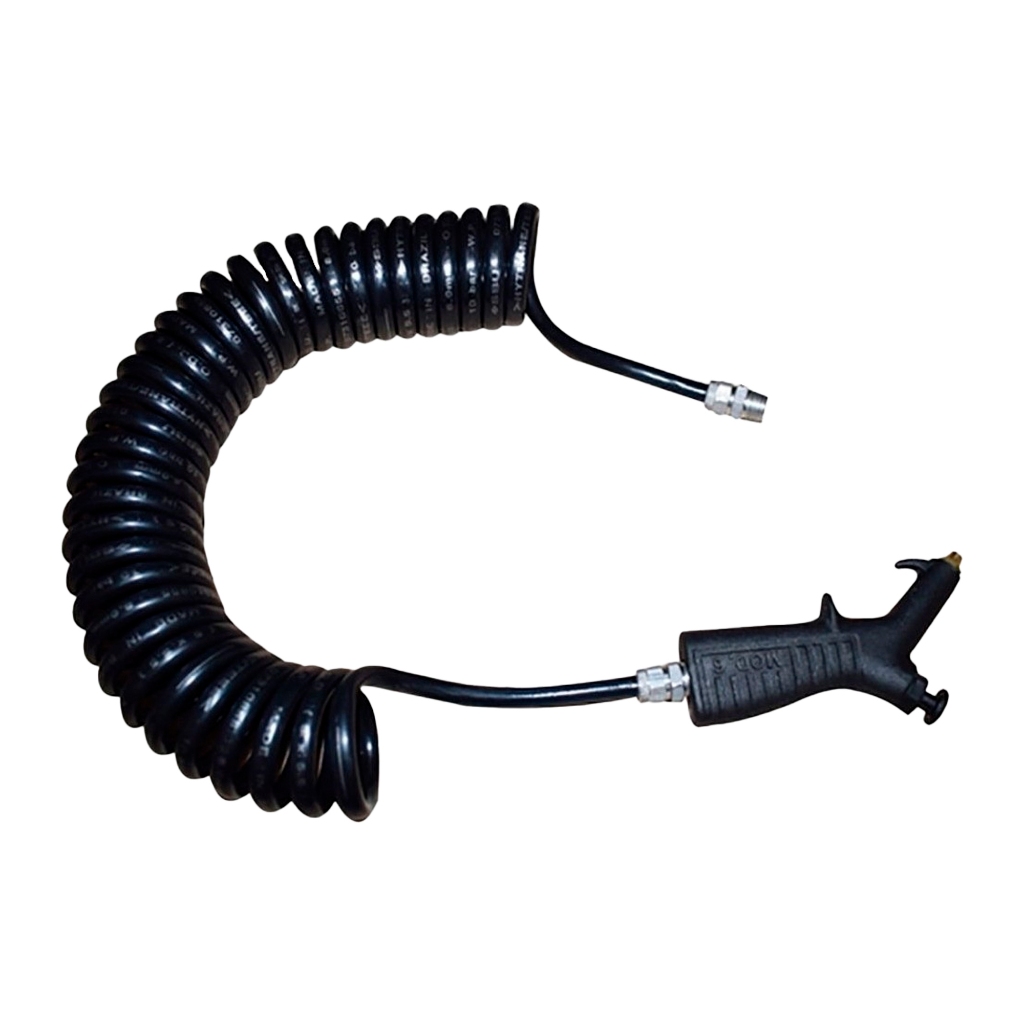 Mangueira Espiral Ar Para Limpeza Cabine Caminhão (5 Metros) em Oferta na Shopee