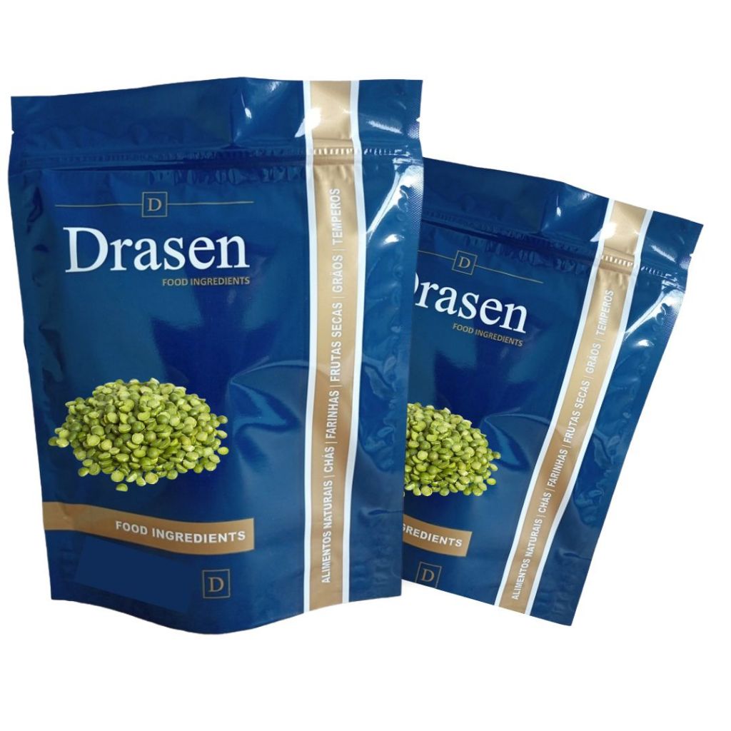 KIT 2KG Ervilha Partida Sem Brilho  - Drasen Food em Oferta na Shopee